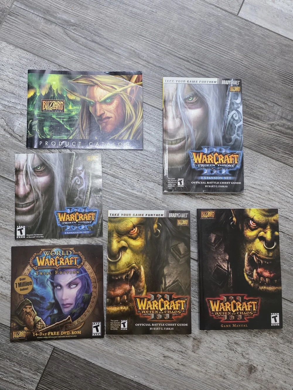 Blizzard Entertainment Warcraft Battle Cest III Complete Play Guides Set *READ
